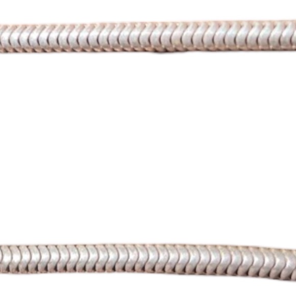 Tahitian Black Pearl and 925  Plumeria Pendant on a .925 Snake chain - Picture 10 of 10